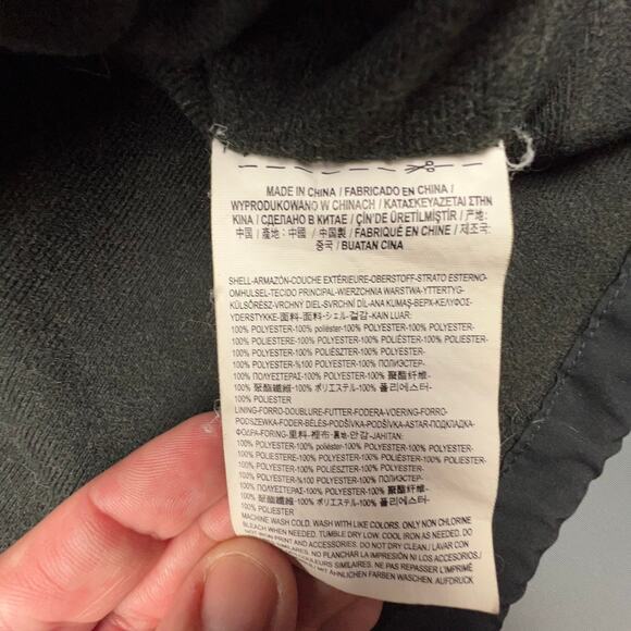 Vans Thank You Coach Jacket XS Black Checkered Sleeve Logo Windbreaker - Picture 8 of 8